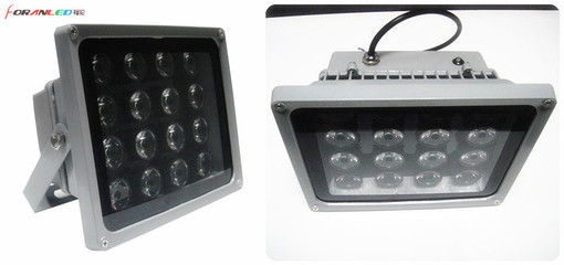 福倫LED投光燈 專業監控與車牌識別補光解決方案